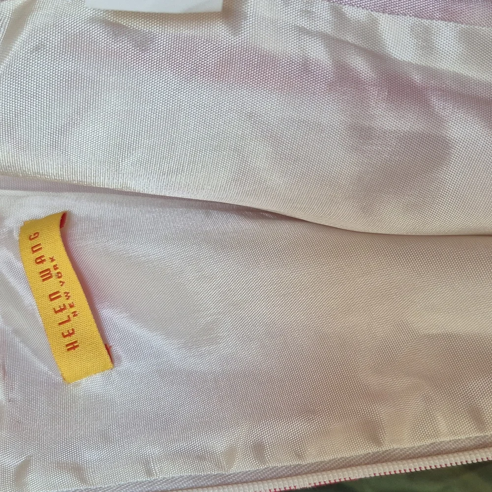 Red and White Mini Dress with Floral Pattern - Picture 3 of 4